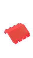 Schanier-Paneel 2x4x3 1/3 transparent neonorange