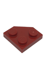 NEU Keilplatte 2 x 2 Eckplatte dunkelrot