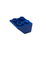 2x2 Invertstein Ecke 45° blau blue