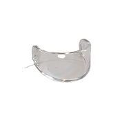 NEU Minifigure, Visor Standard transparent weiss trans-clear