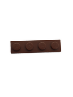 1x4 Platte neubraun reddish brown