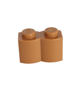 NEU Stein, modifiziert 1 x 2 Palisaden Profil nougat (medium)