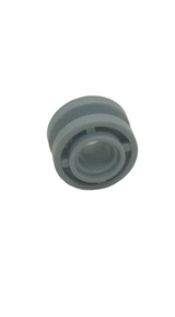 NEU Rad 11 mm D. x 8 mm mit Mittelrille neuhellgrau