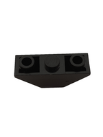 1x3 Doppel Invertstein 45° schwarz black