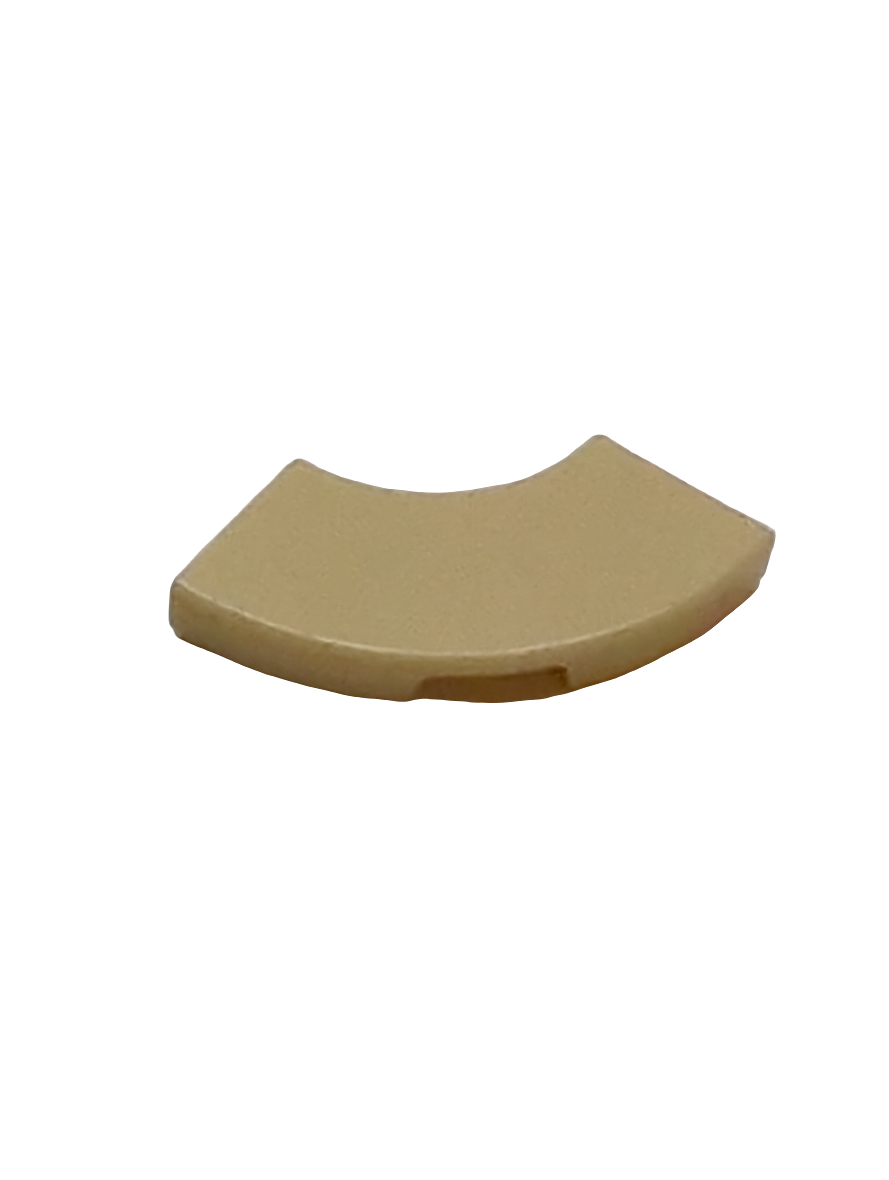 NEU Fliese, Kurve 2 x 2 Macaroni beige