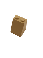 2x2x2 Dachstein 65° beige, mit Bottom Tube tan