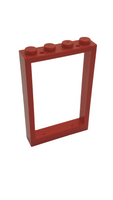 1x4x5 Fensterrahmen rot