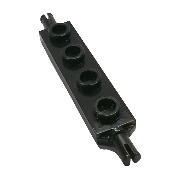 NEU Plate, Modified 1x4 with Wheels Holder schwarz black