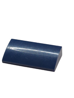 2x4x2/3 Dachstein gebogen mit Tube dunkelblau dark blue