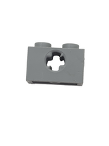 NEU Technik, Stein 1 x 2 mit Achsloch neuhellgrau