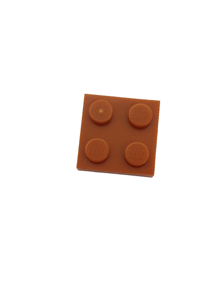 NEU Platte 2 x 2 dunkelorange