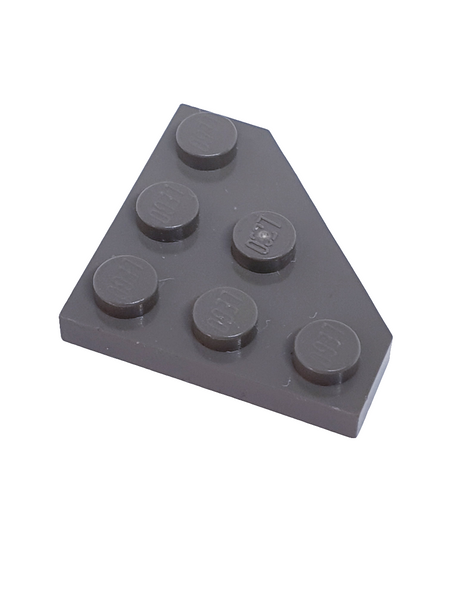 3x3 Eckplatte Flügel altdunkelgrau dark gray