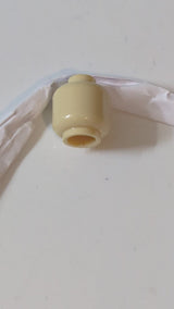 Minifigur Kopf "einfach" (ohne Gesicht) beige tan