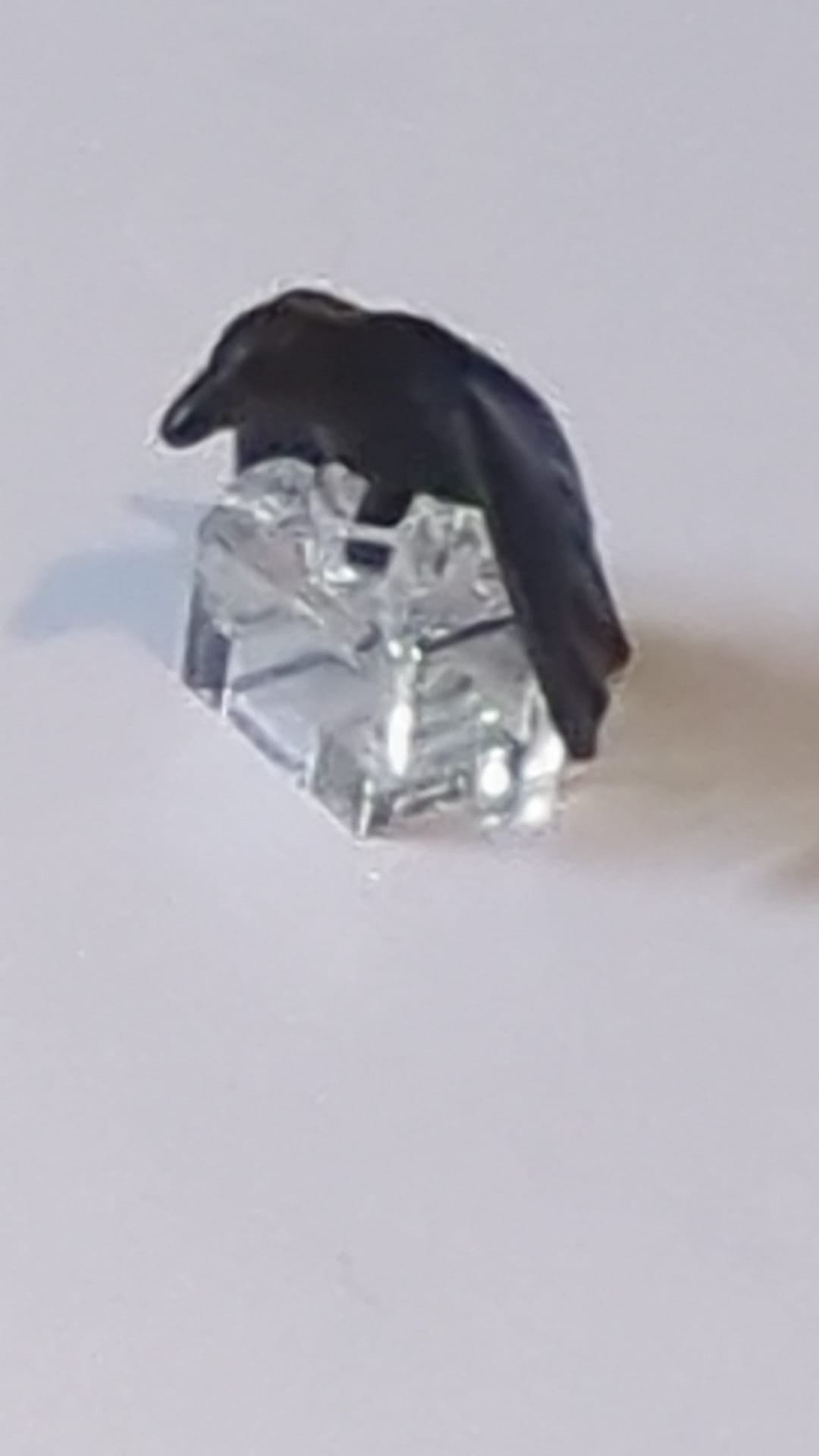 Minifigur, Vogelfeder (Krähe) schwarz