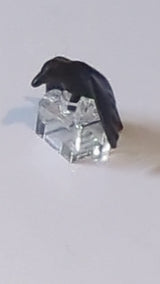 Minifigur, Vogelfeder (Krähe) schwarz