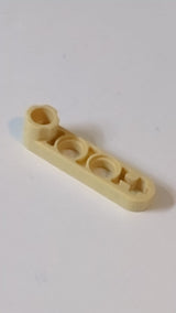 1x4 Technic, Liftarm, Modifizierter Bolzenverbinder, dünn, beige