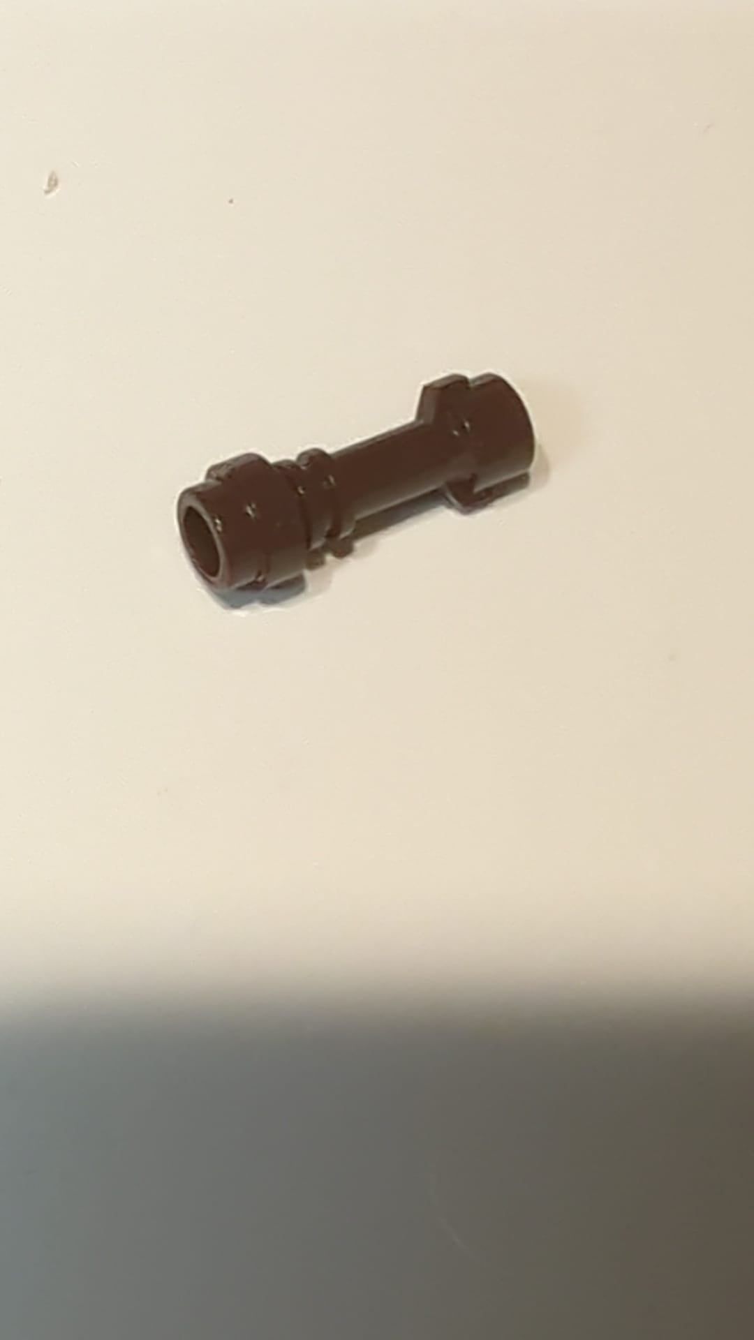 NEU Minifigur, Waffe Lichtschwertgriff (gerade) dunkelbraun
