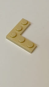 NEU 3 x 3 Platte , Ecke beige