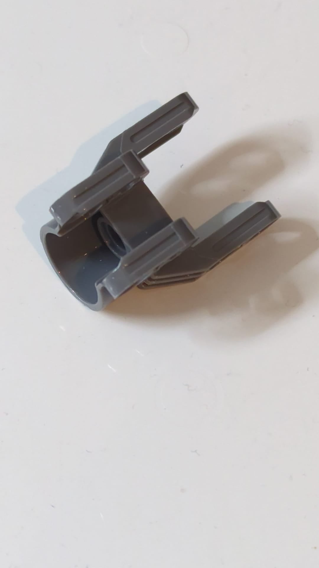 4x3x2 1/2 Technic, Achsen- und Stiftverbinderblock  „Linearaktuatorhalter“ neudunkelgrau