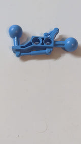 2x7 Technic-Kugelgelenk mit 2 Kugelgelenken mittelblau