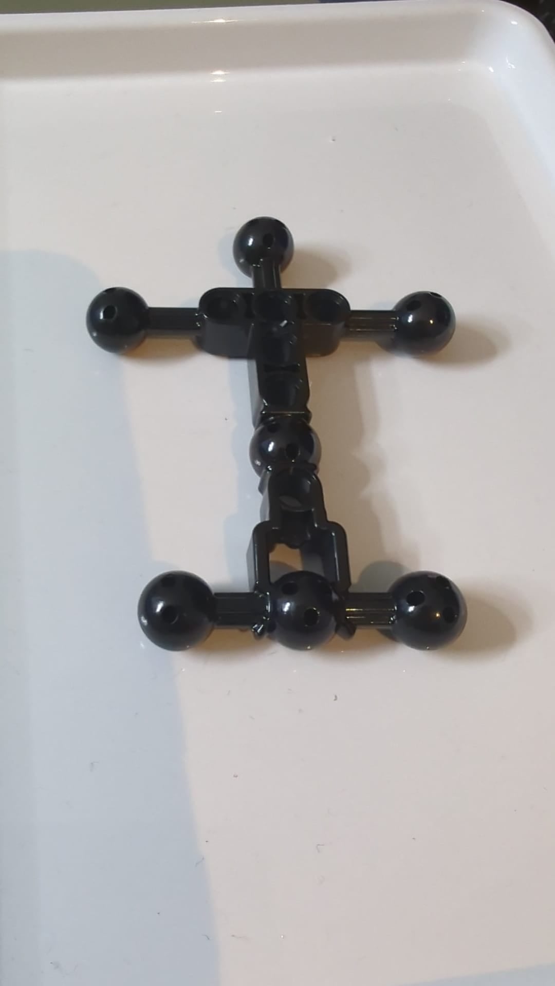 Hero Factory Torso, klein mit 7 Kugelgelenken schwarz