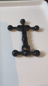 Hero Factory Torso, klein mit 7 Kugelgelenken schwarz