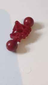 Bionicle Toa Metru Arm Unterteil mit 2 Kugelgelenken dunkelrot