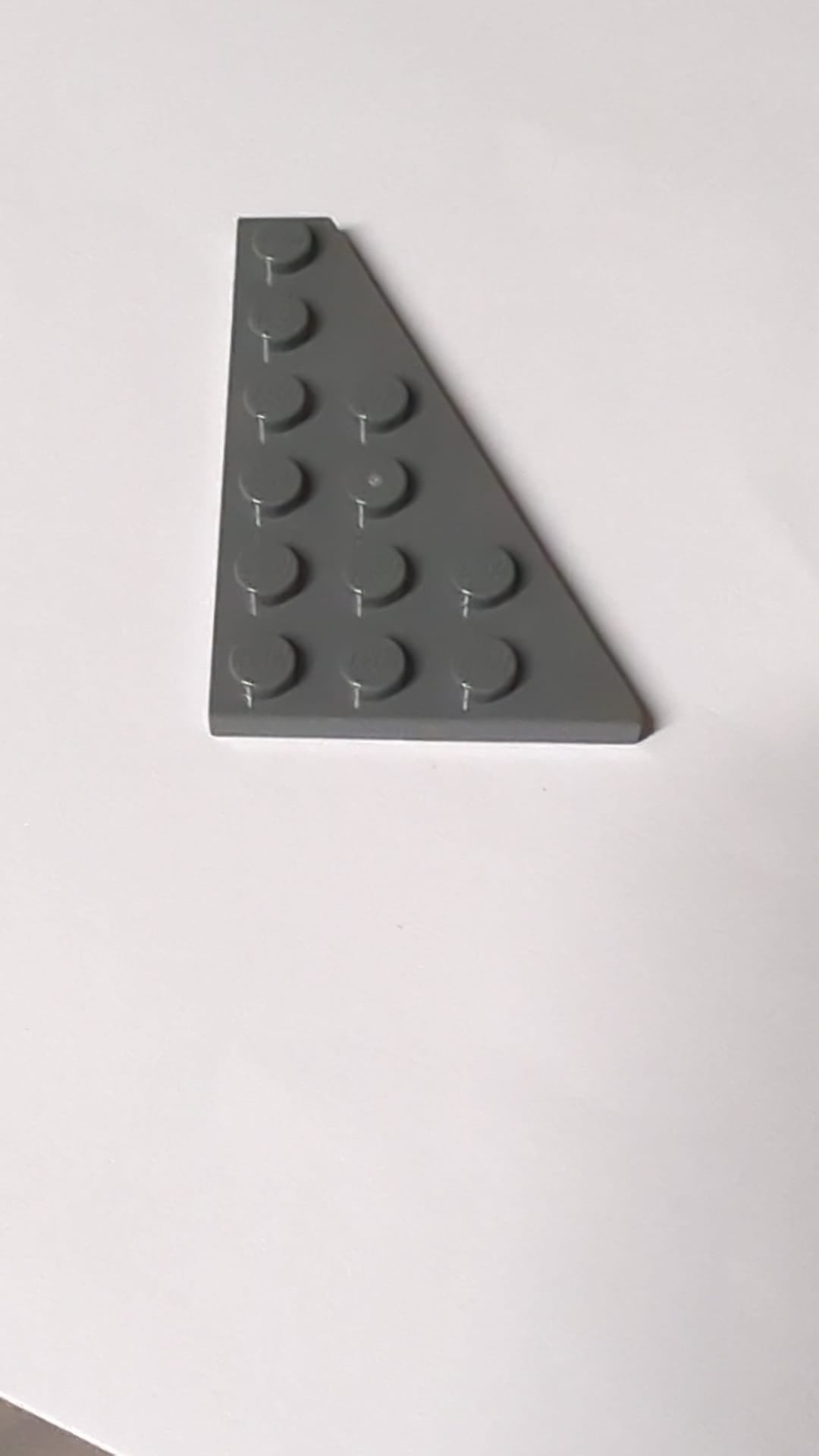 6x4 Keilplatte, rechts neudunkelgrau