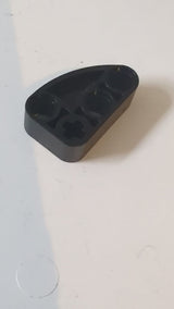 Technik, Hebearm, modifizierte L-förmige Viertelellipse, dick, 2 x 3 schwarz