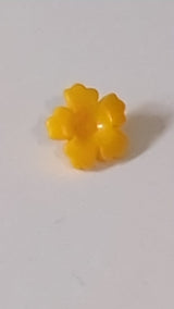 Friends Accessories Haarschmuck, Blume mit gezackten Blütenblättern und kleiner Nadel hellorange