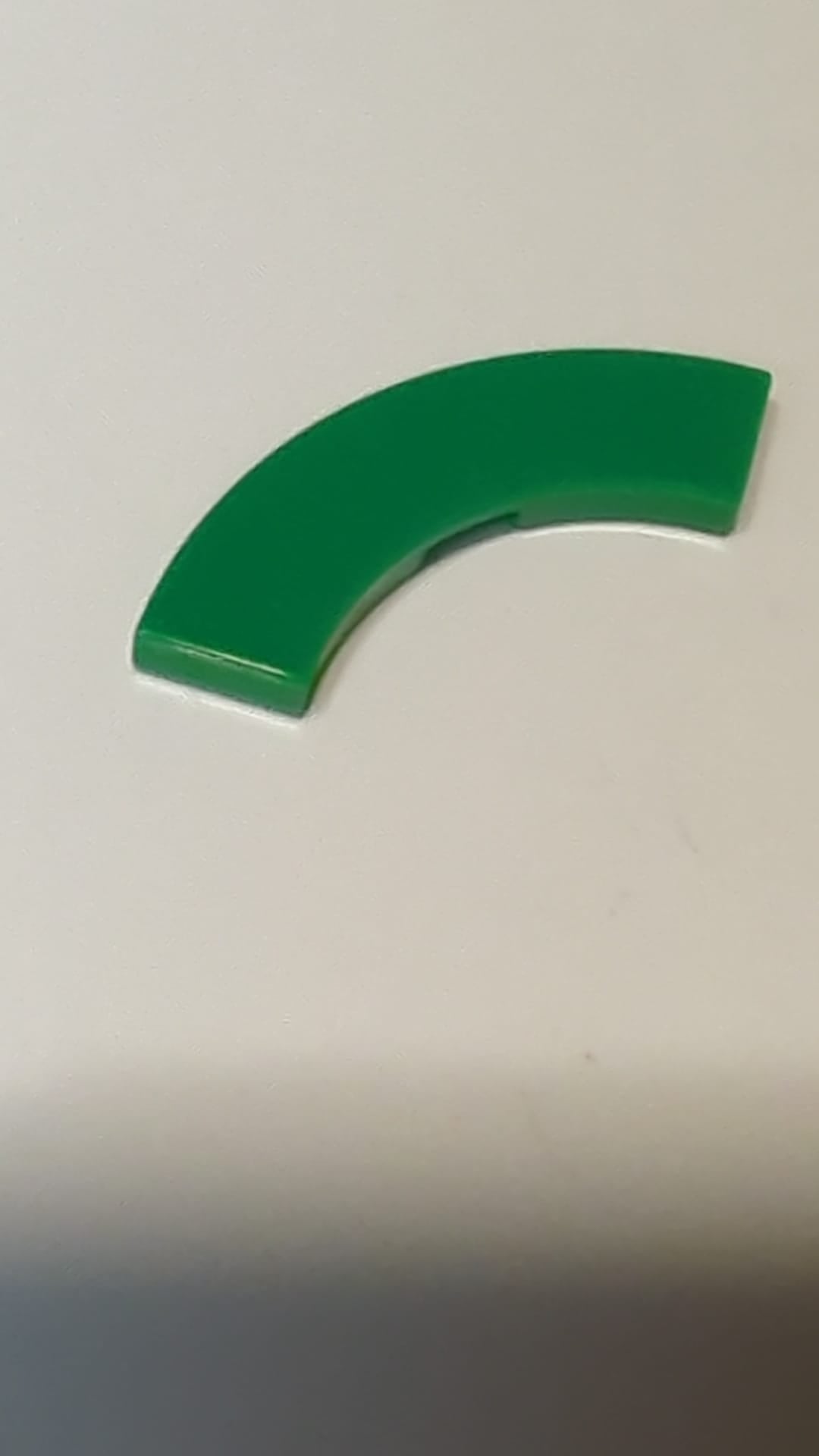 NEU 3 x 3 Fliese, abgerundete Ecke (Macaroni) grün