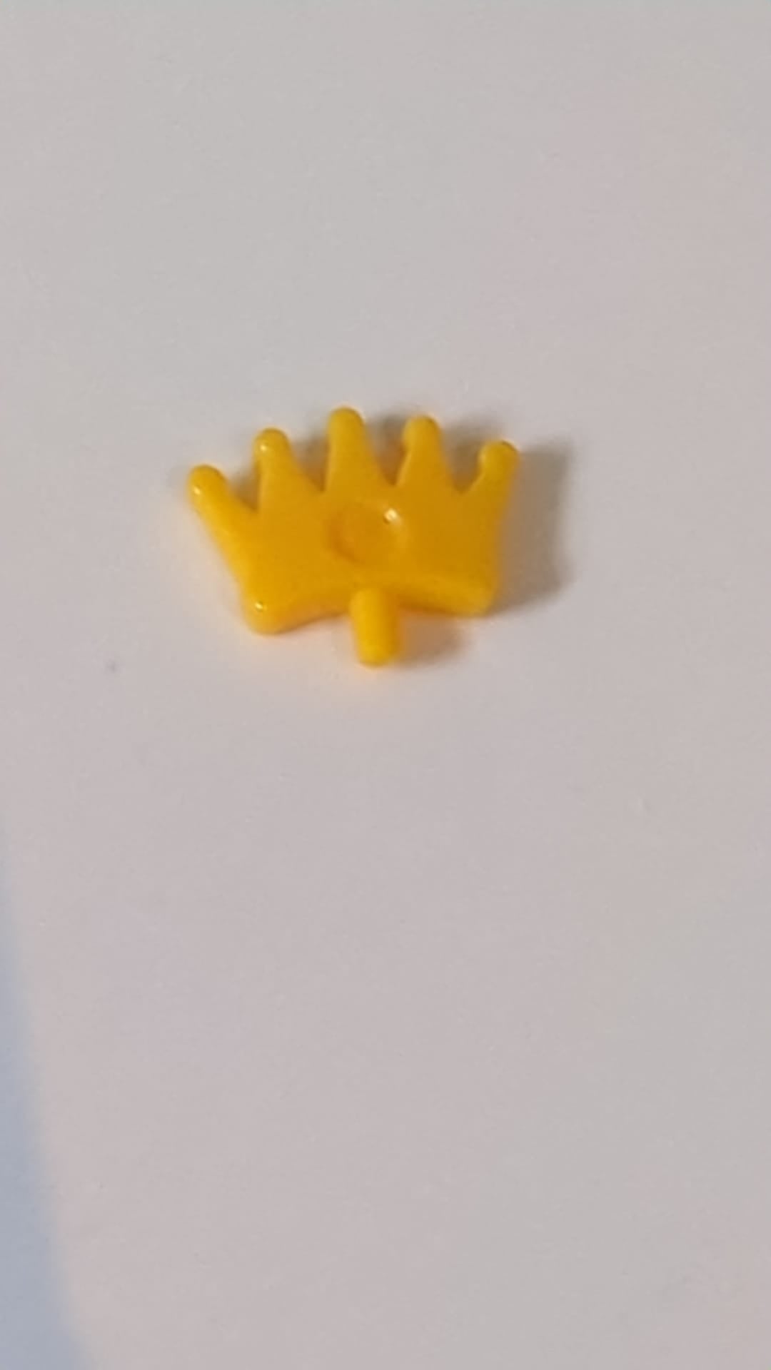 Friends Accessoires Haarschmuck, Tiara mit 5 Zacken und kleiner Anstecknadel hellorange