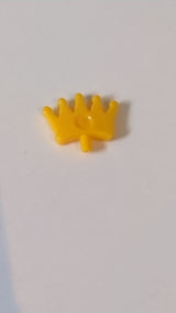 Friends Accessoires Haarschmuck, Tiara mit 5 Zacken und kleiner Anstecknadel hellorange