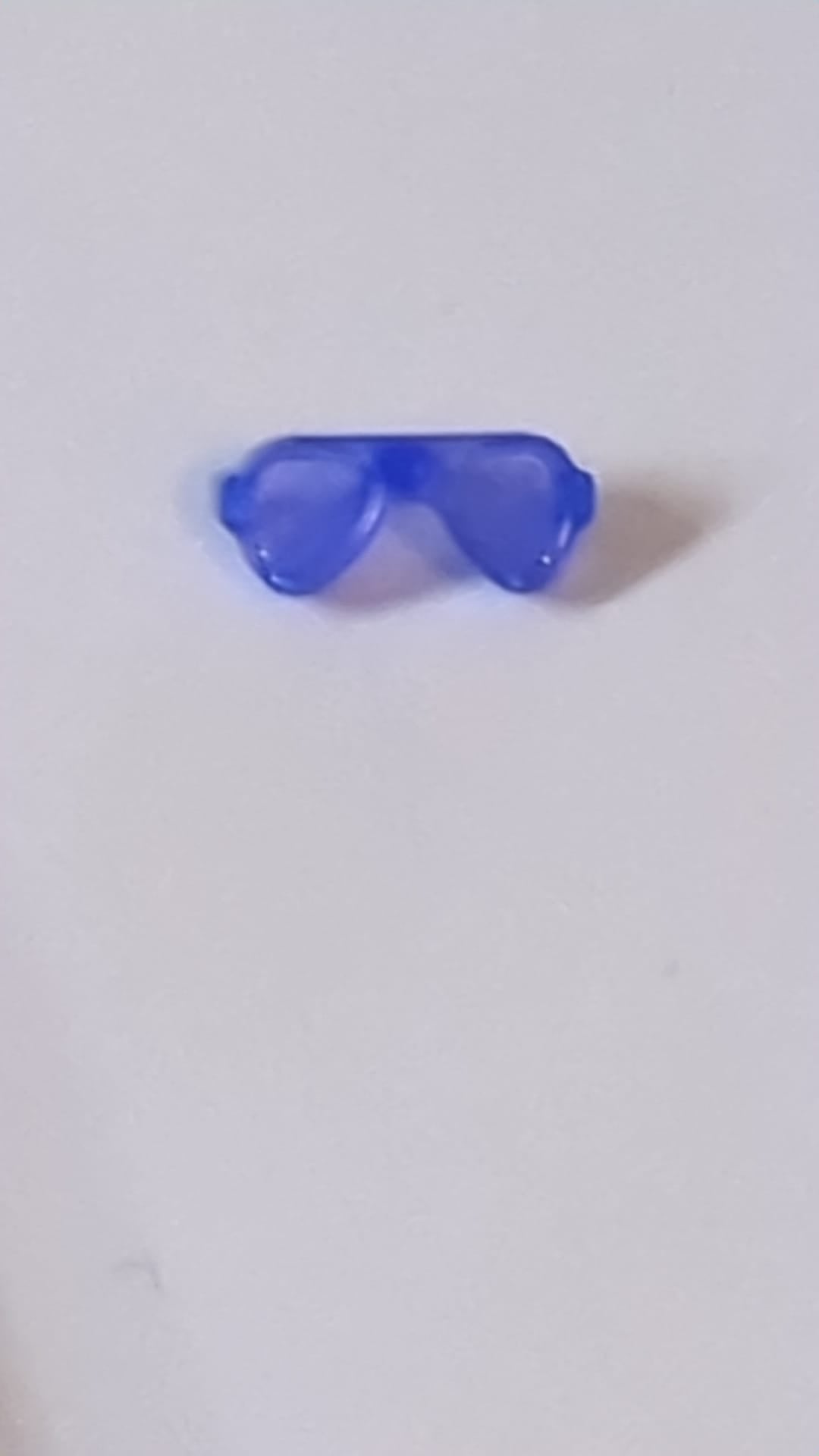 Friends Accessoires Sonnenbrille / Brille mit kleinem Stift transparent lila