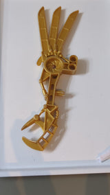 Bionicle-Waffe Piraka Dreiklingenschere (Zaktan) pearlgold