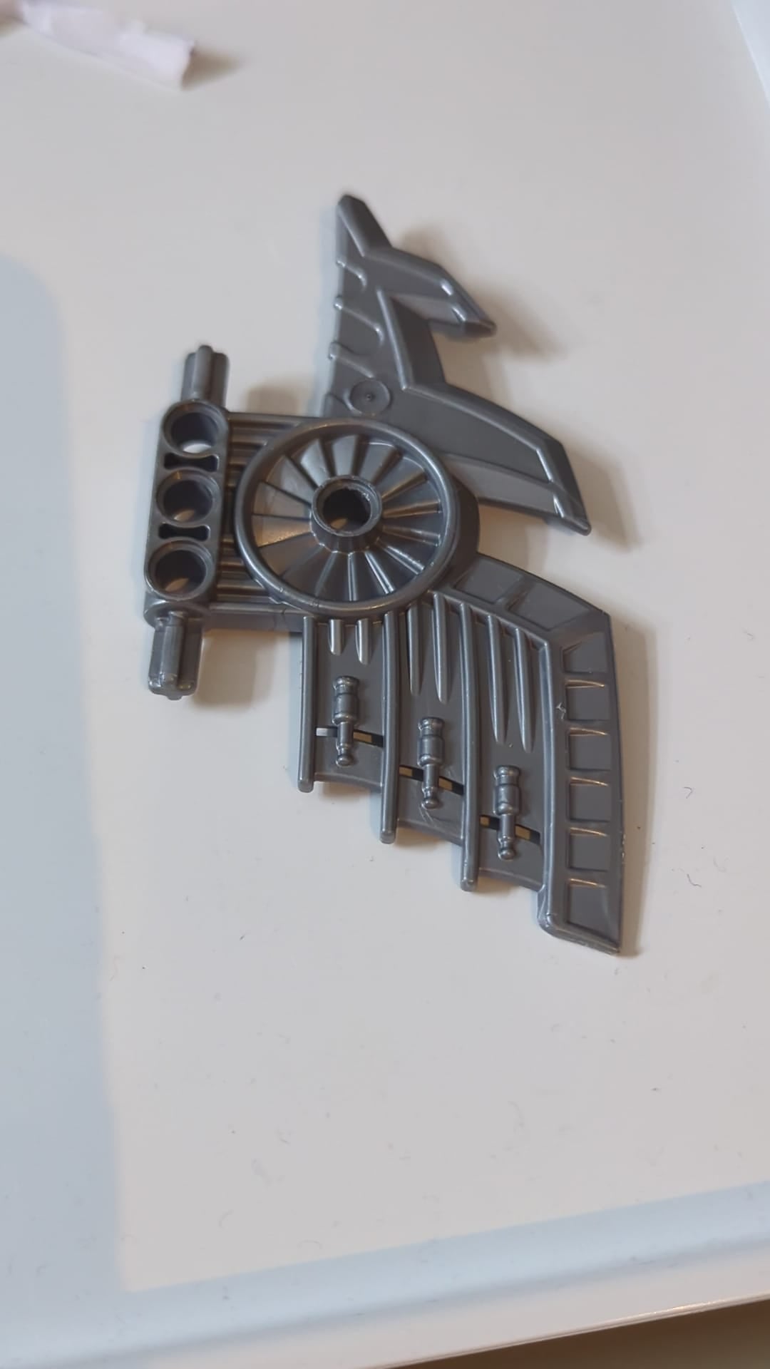 Bionicle-Waffenaxtklinge / Gleiterflügel pearlsilber