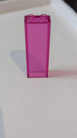 1x2x5 Stein transparent pink