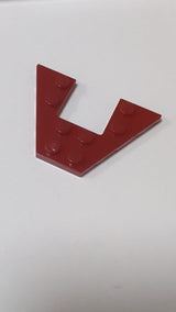 4x6 Keilplatte dunkelrot