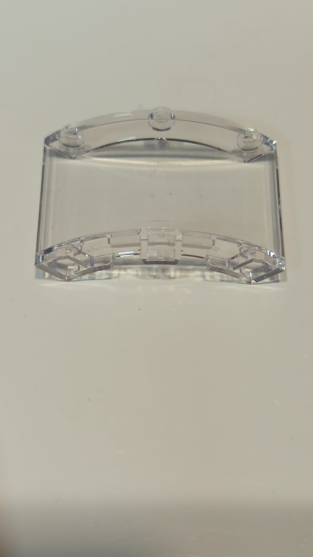 NEU 4 x 4 x 3 Zylinderviertel  transparent weiß
