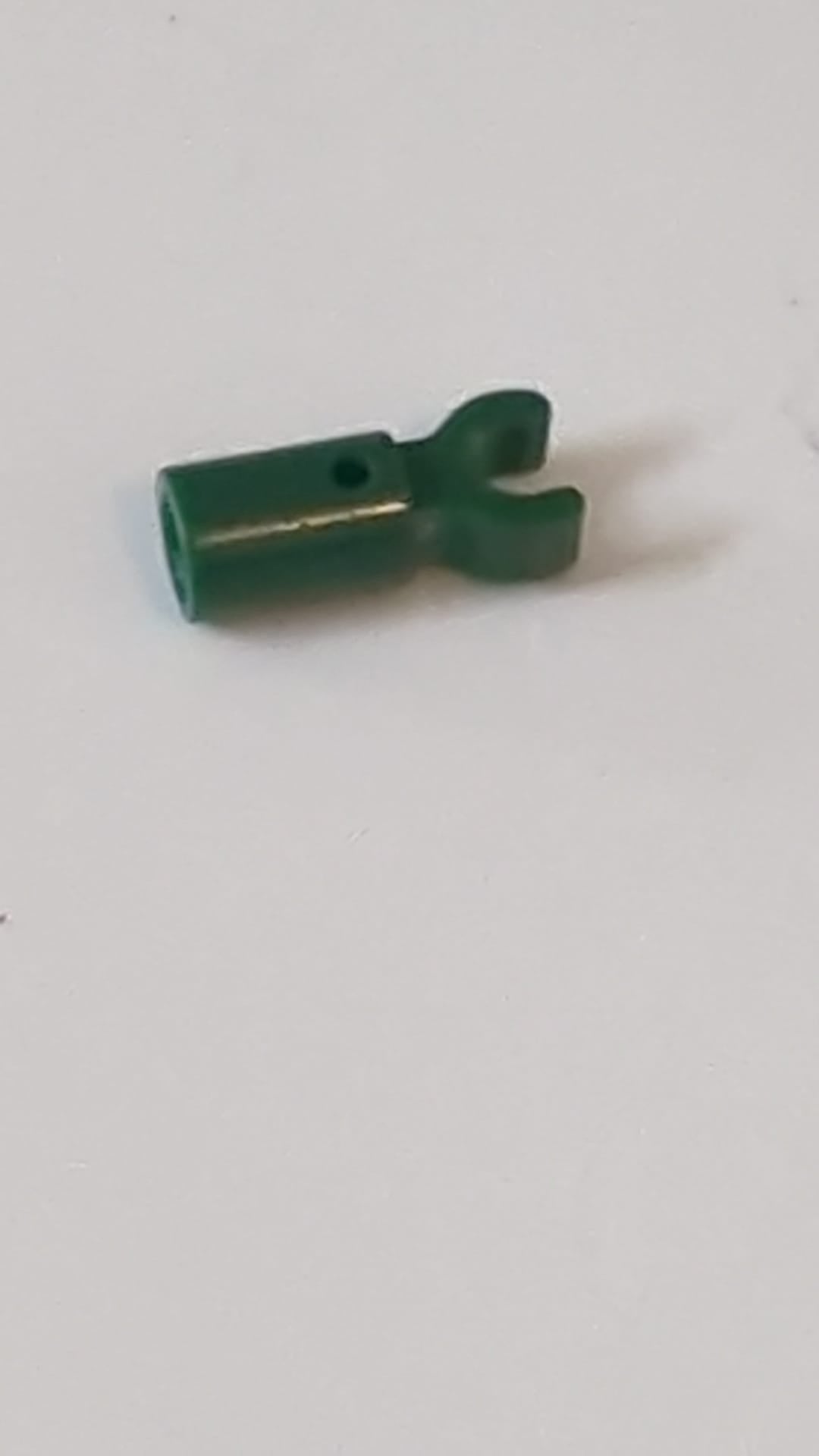 Stangenhalter mit Clip dunkelgrün