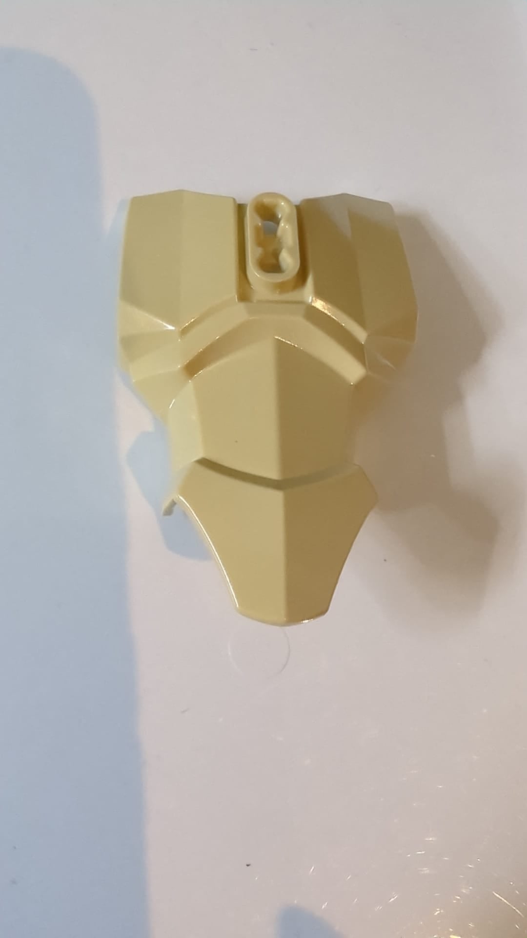 Großfiguren-Torso-Rüstung mit 2 Brustlöchern beige tan