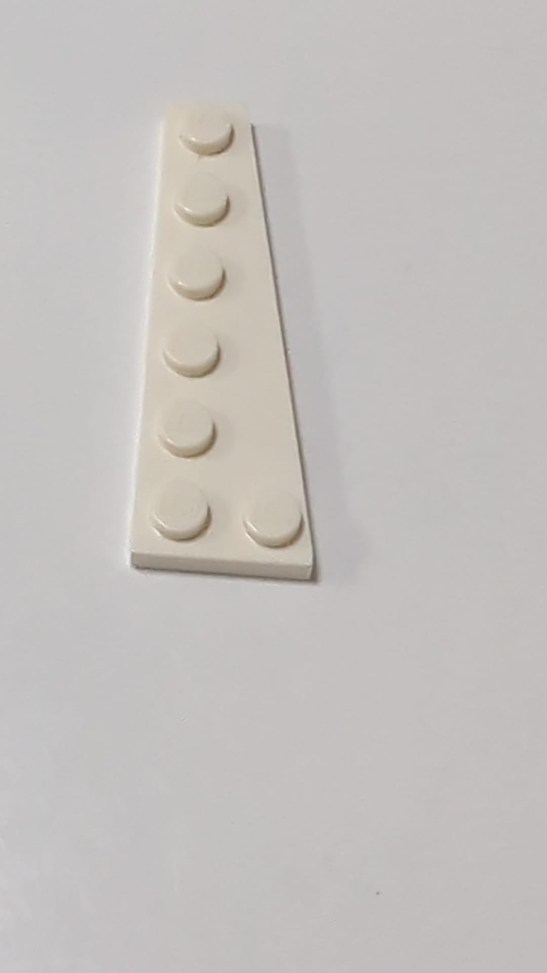 6x2 Flügelplatte rechts weiß