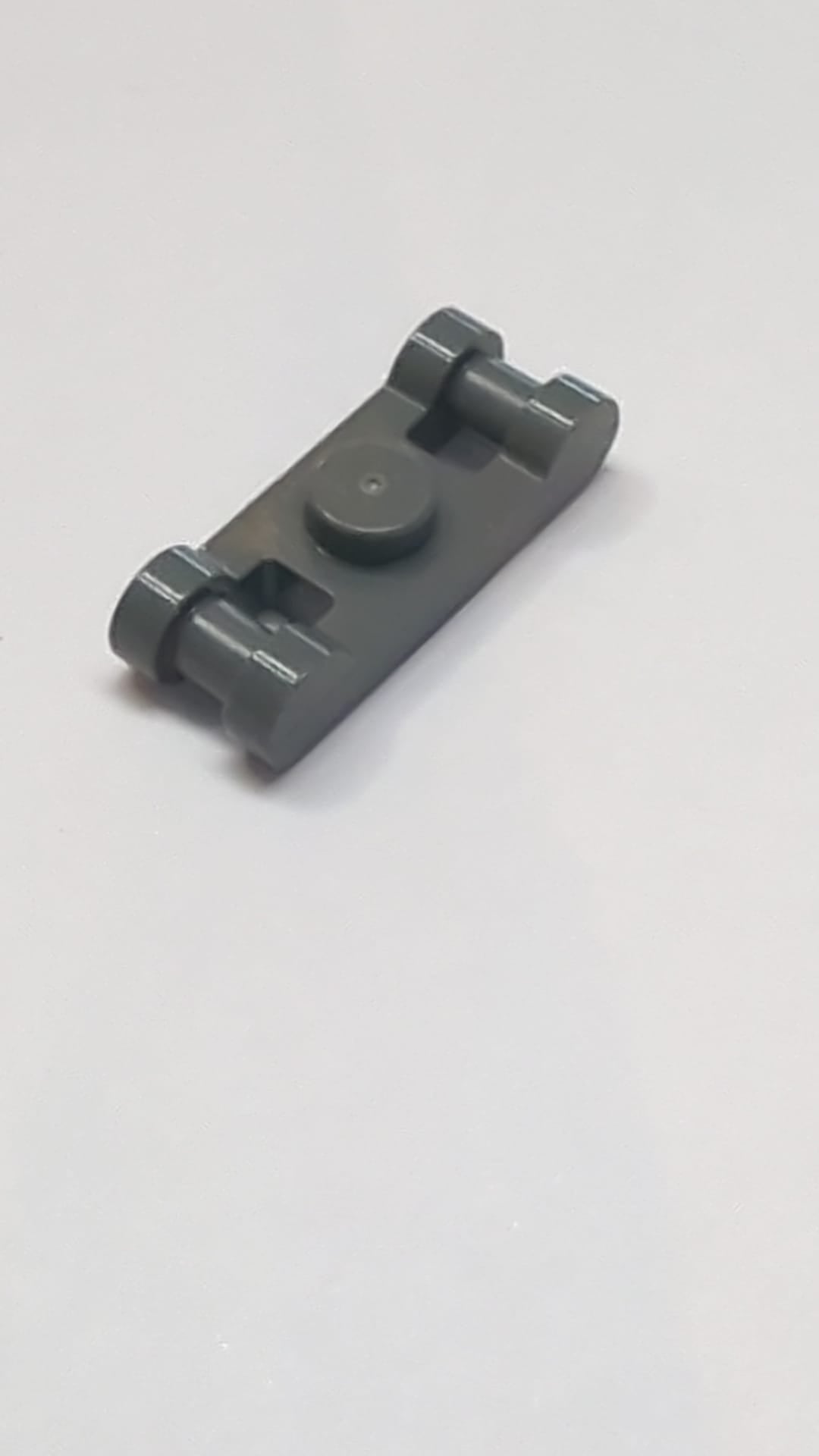 1x1 Platte, modifiziert mit Stangengriffen an den Enden neudunkelgrau