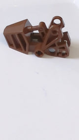 3x6x2 1/3 Bionicle-Fuß mit Kugelgelenkpfanne abgerundete Oberseite altbraun