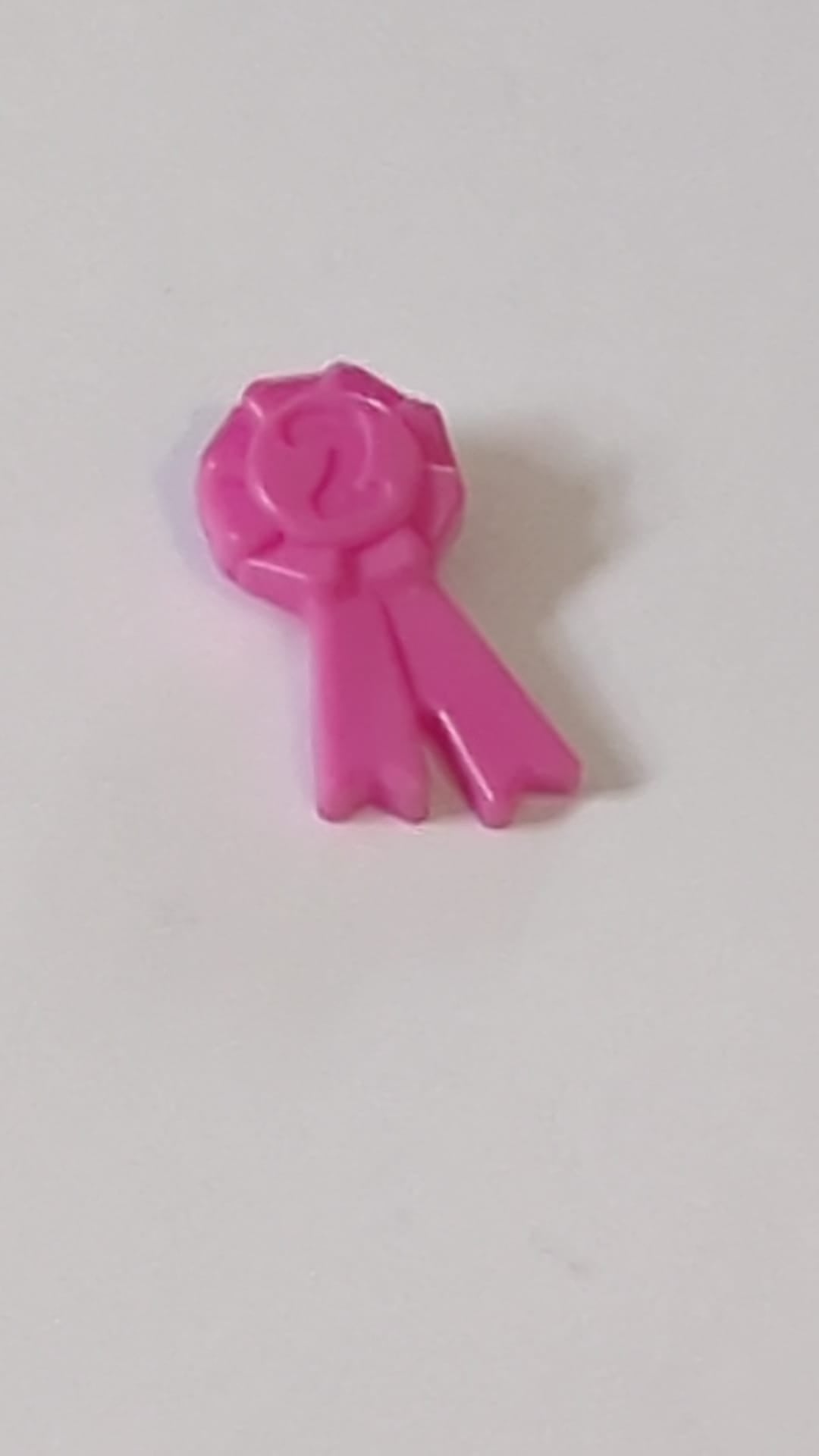 Freundschaftsaccessoires-Auszeichnungsband mit der Nummer 2 knallpink