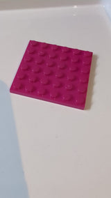 6x6 Platte magenta