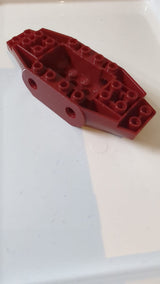 4x10x1 2/3Fahrzeug, Basis mit 4 Stiftlöchern dunkelrot