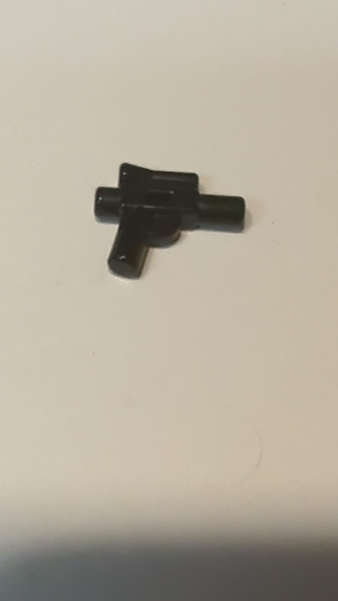 NEU Minifigur, Waffe (Blaster, klein, Star Wars, mit Zielfernrohr) schwarz