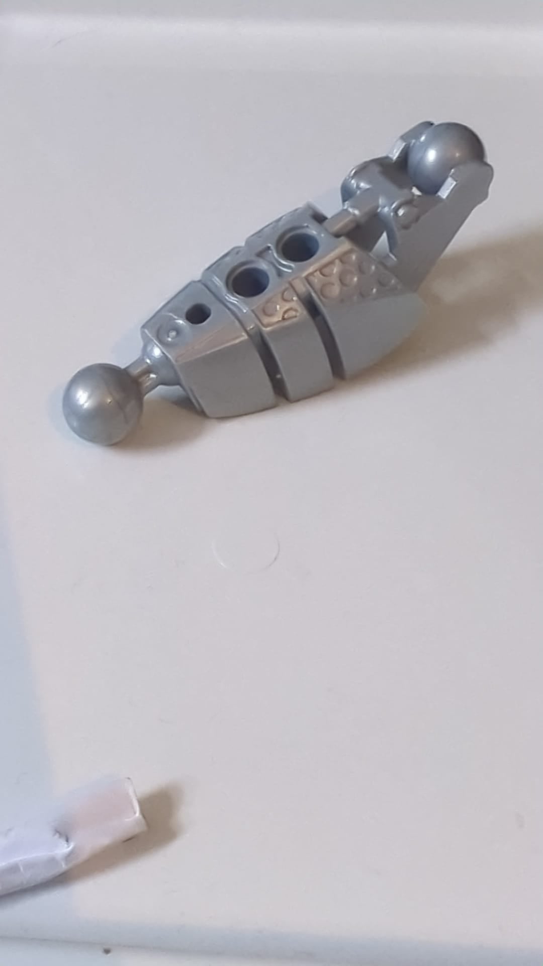 Bionicle Piraka Beinunterteil mit 2 Kugelgelenken pearl hellgrau
