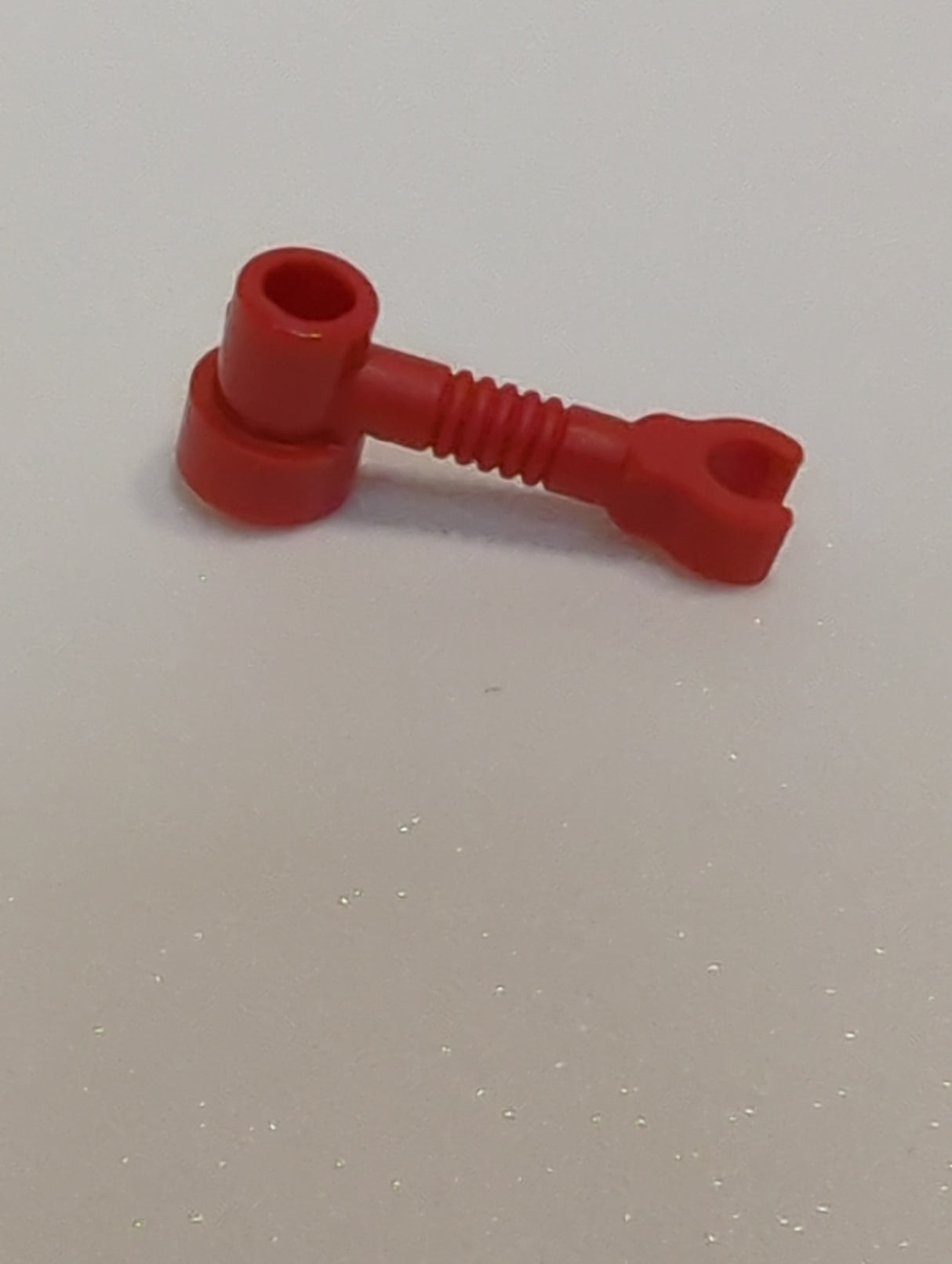 NEU Stab 1 x 3 mit Clip und Noppe (Roboterarm) rot